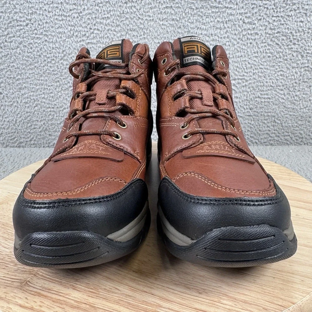 Ariat Terrain Mens 11.5 D Brown Leather Mid Hiking Outdoor Boots 10002190